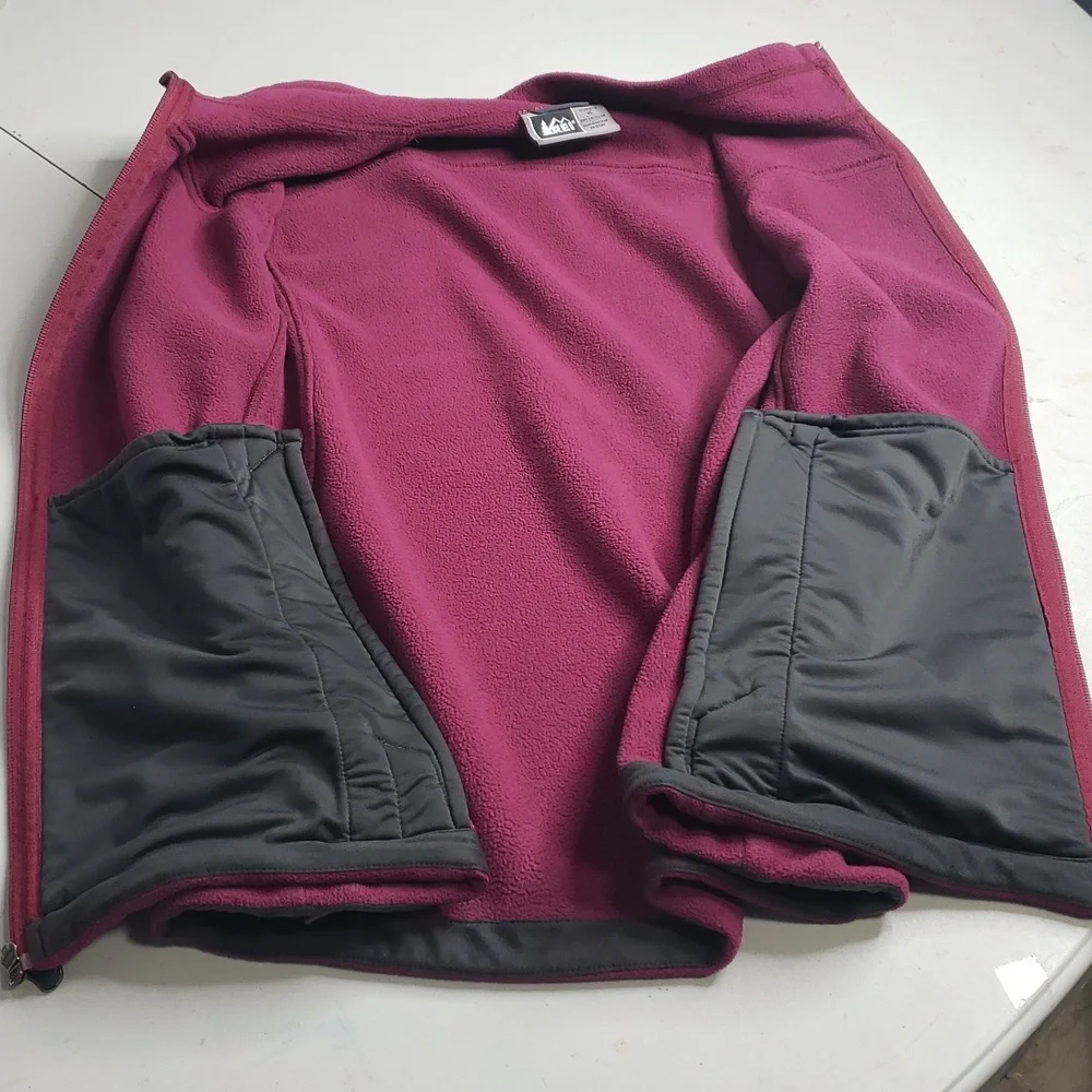 REI Womens Polartec Classic Fleece Sweater Vest Size XL Outdoor Gorpcore Logo